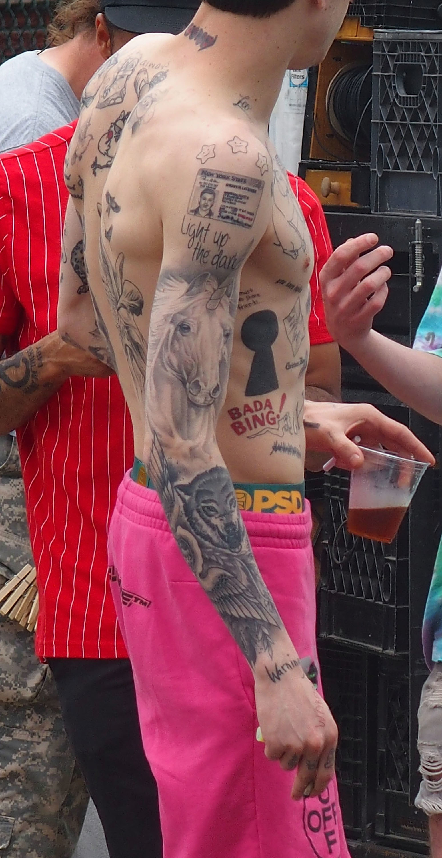 Pete Davidson tattoos How many does he have and why is he having them  removed  YENCOMGH