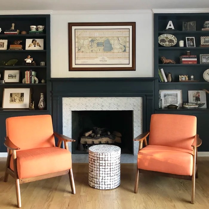 Reviewer&#x27;s photo of the chairs in the color Orange