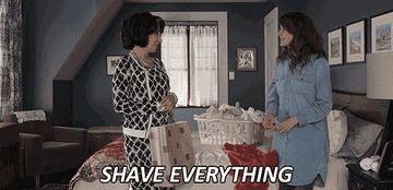 Mom saying to her daughter &quot;shave everything&quot;