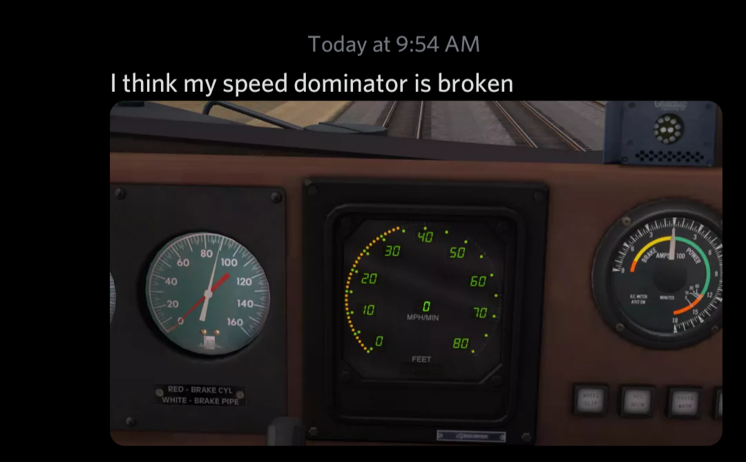 someone calling a speedometer a speed dominator