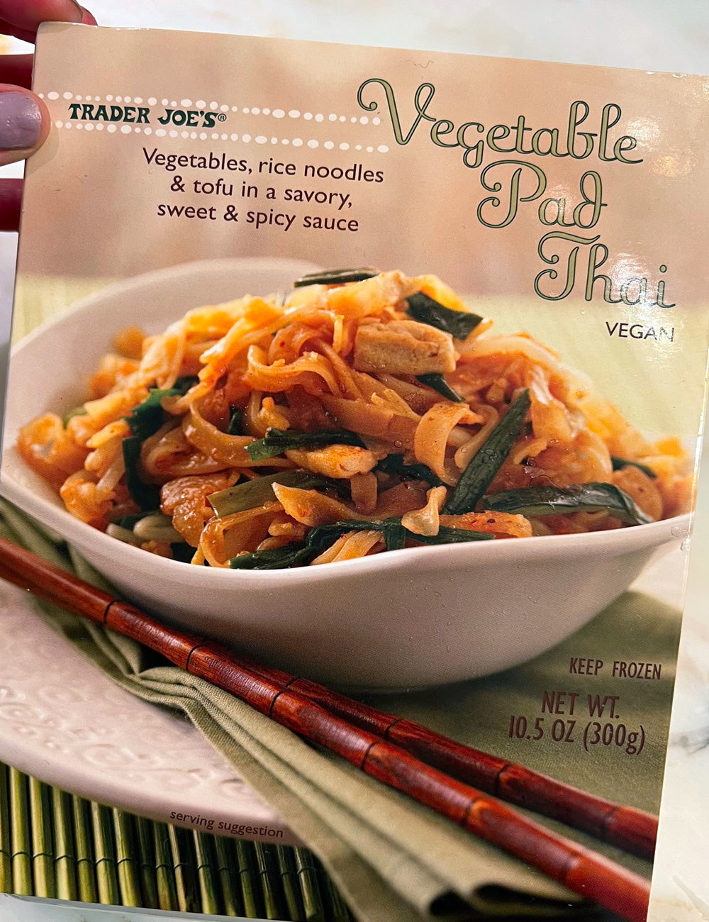 A package of Vegetable Pad Thai