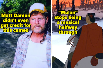 "Matt Damon didn't even get credit for this cameo" and "Mulan stops being a musical halfway through"