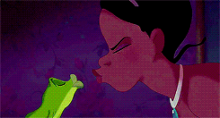 The Princess kissing the frog