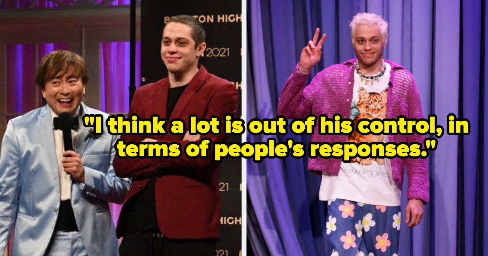 Bowen Yang Revealed How The "SNL" Members Are Helping Pete Davidson: "I Think A Lot Is Out Of His Control"