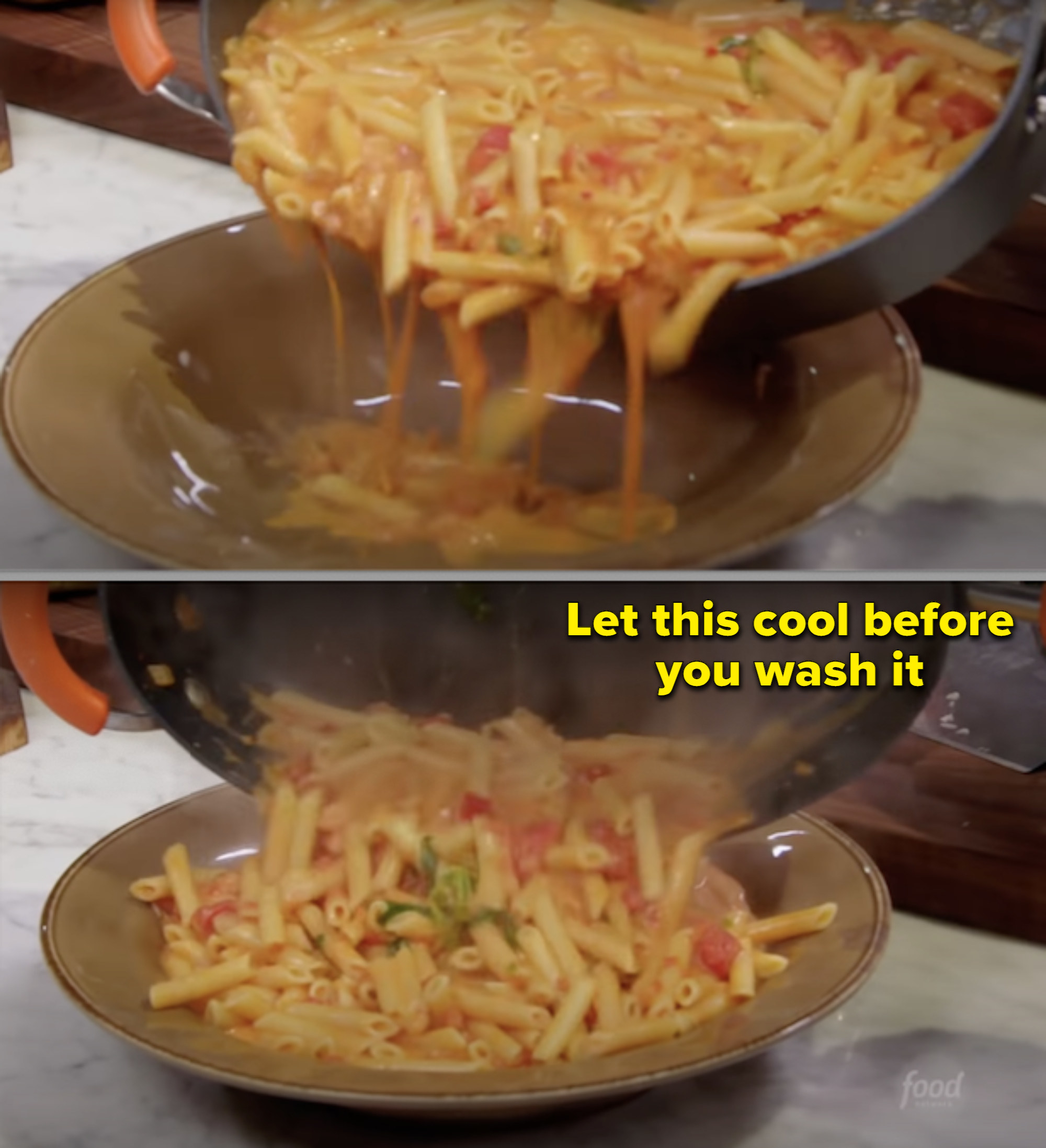 Rachael Ray making pasta