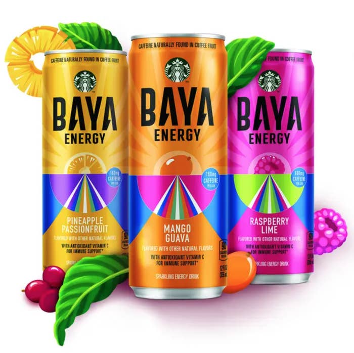 All 3 flavors of BAYA Energy