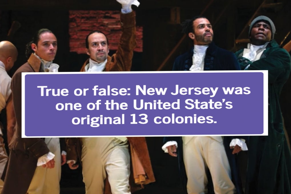 The cast of "Hamilton" stand on stage as they perform on Disney+