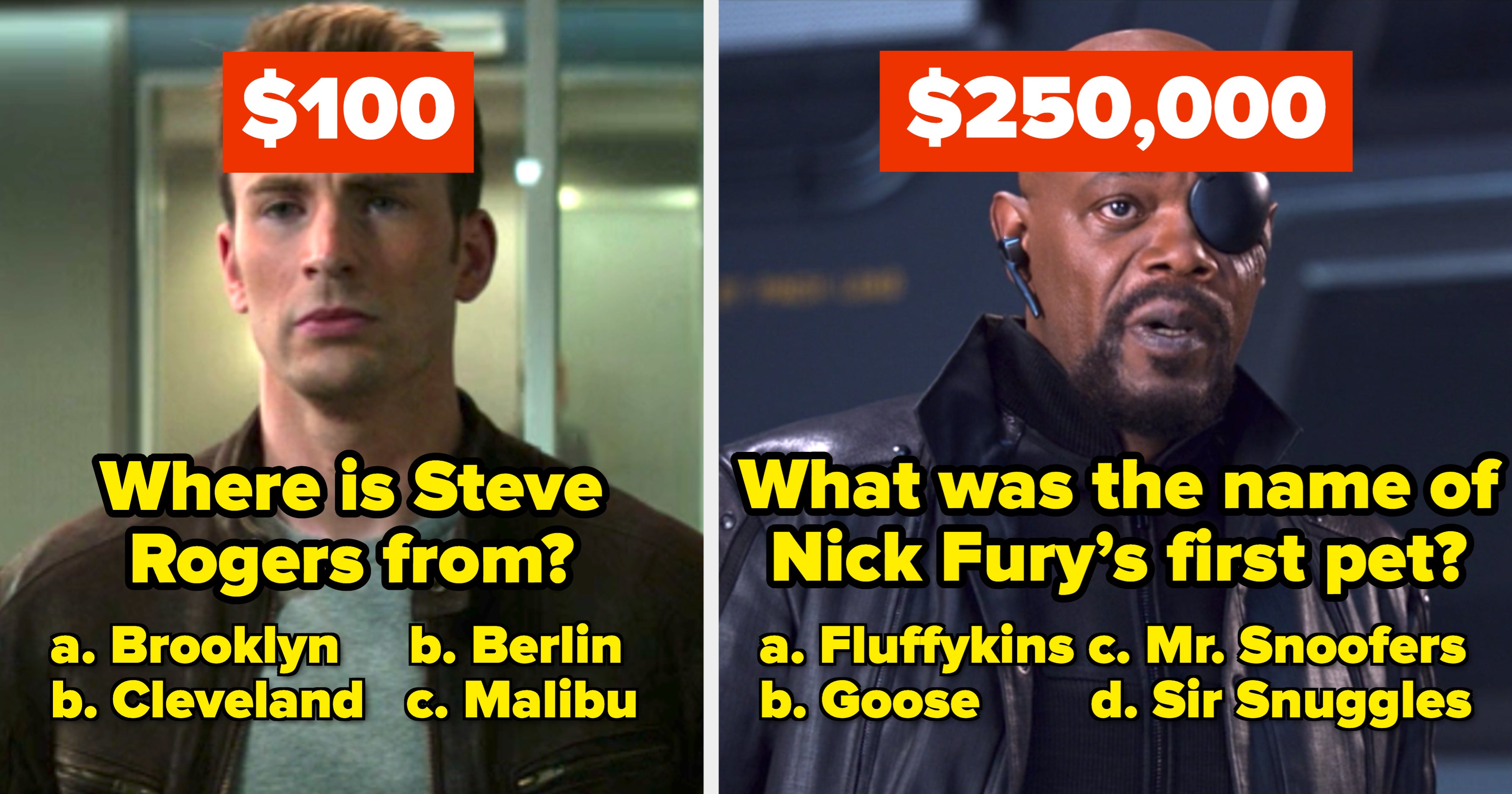 Could You Win A Marvel Cinematic Universe "Who Wants To Be A Millionaire"?