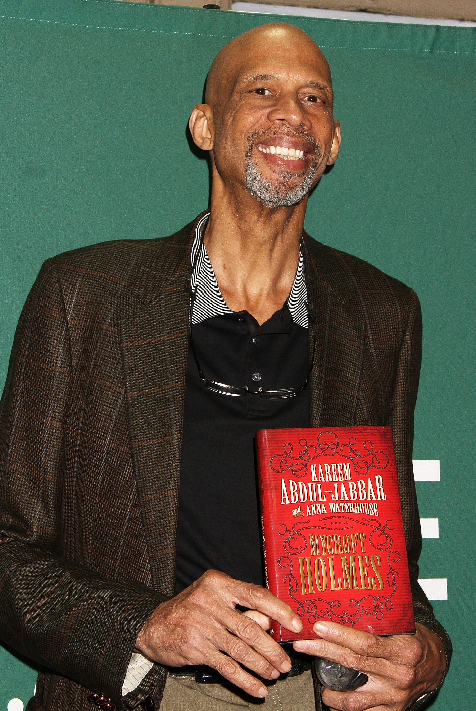 Kareem Abdul-Jabbar signs copies Of &quot;Mycroft Holmes&quot; at Barnes &amp;amp; Noble Union Square