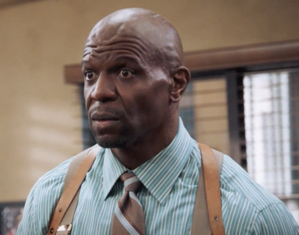 shocked terry crews looking nervously