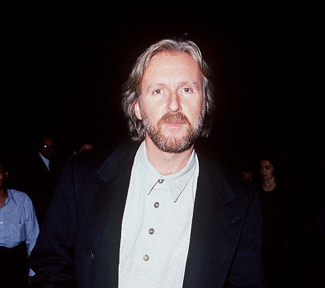 James Cameron at a premiere in 1995