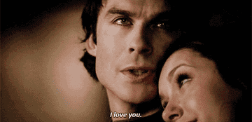 Damon telling Elena he loves her on &quot;The Vampire Diaries&quot;