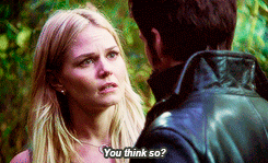 Emma asking Killian a question