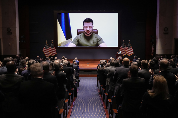 Ukrainian President Volodymyr Zelensky Urged The US To Do More As Russia Devastates His Country