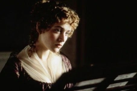 Kate Winslet as Marianne Dashwood in the 1995 Sense and Sensibility.