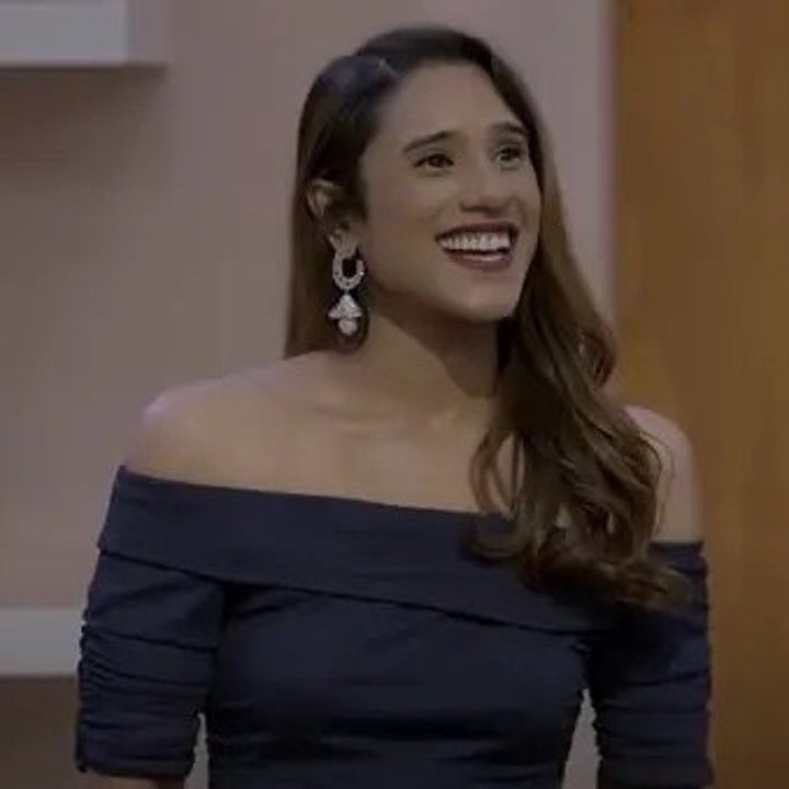 A closeup of Deepti smiling on Love is Blind