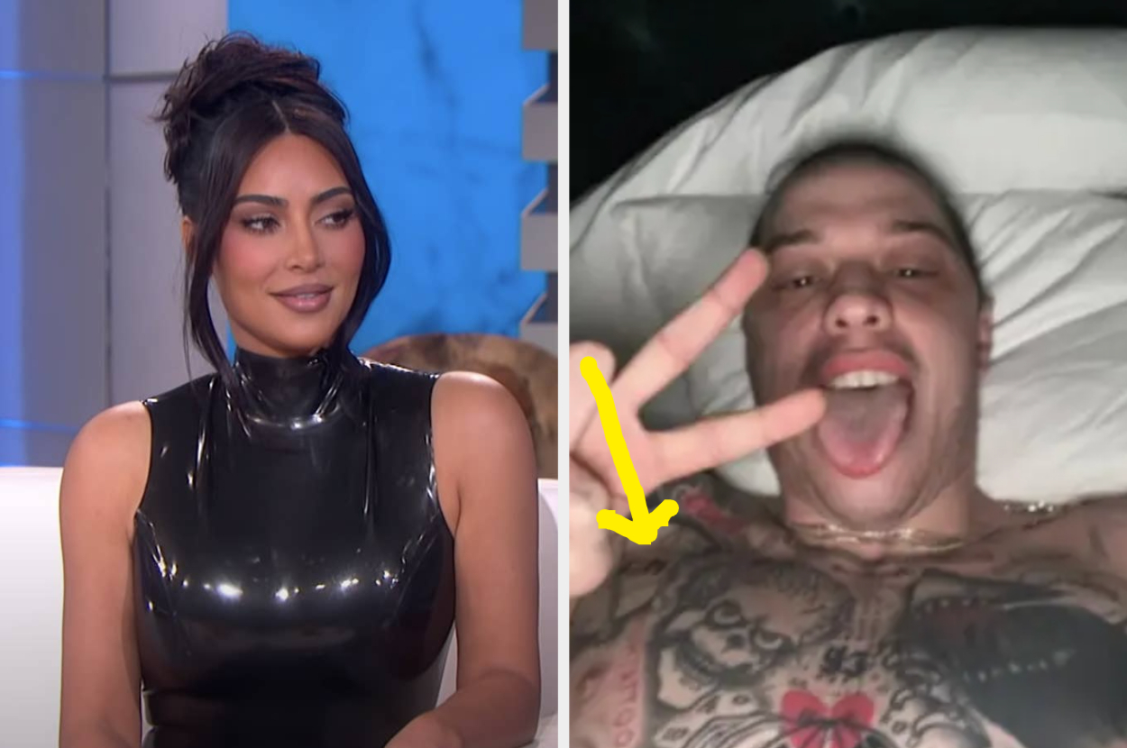 Kim Kardashian shocks fans by revealing new mans tattoo of her face on his  arm after split from inkedup Pete Davidson  The US Sun