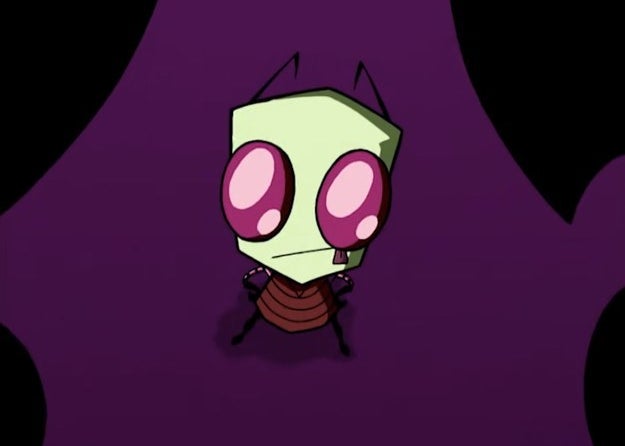 Zim the alien in Invader Zim