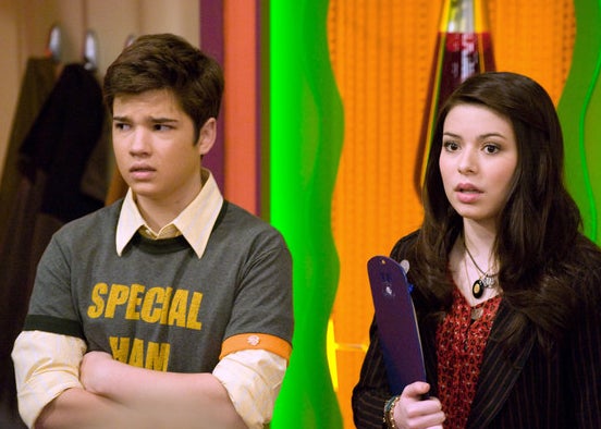 Freddie and Carly on iCarly