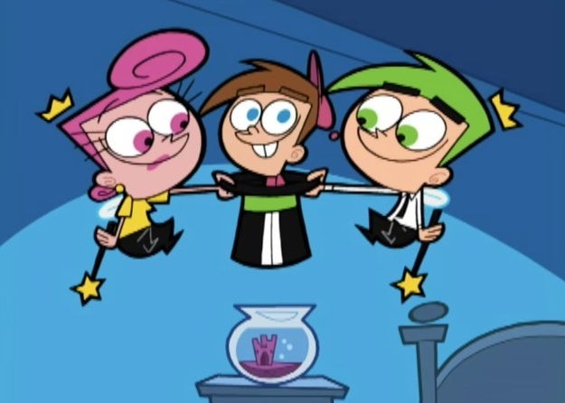 Wanda, Timmy, and Cosmo in Fairly OddParents
