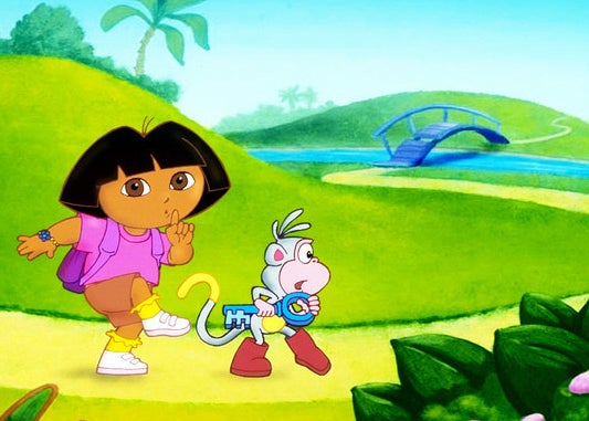 Dora and Boots on Dora the Explorer