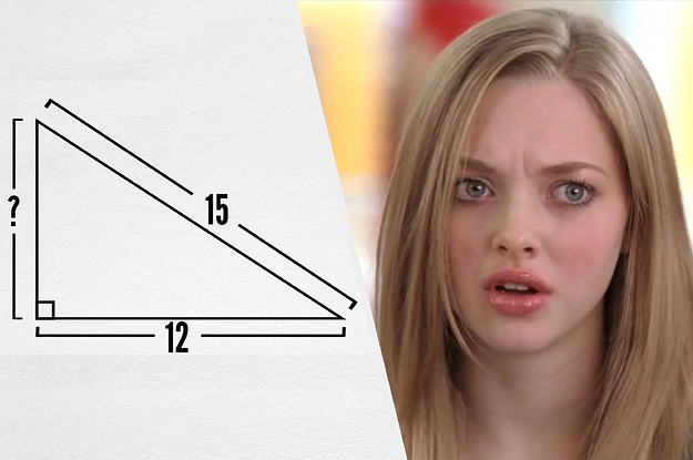 A right triangle with a hypotenuse of 15 and one leg of 12 with the other leg blank