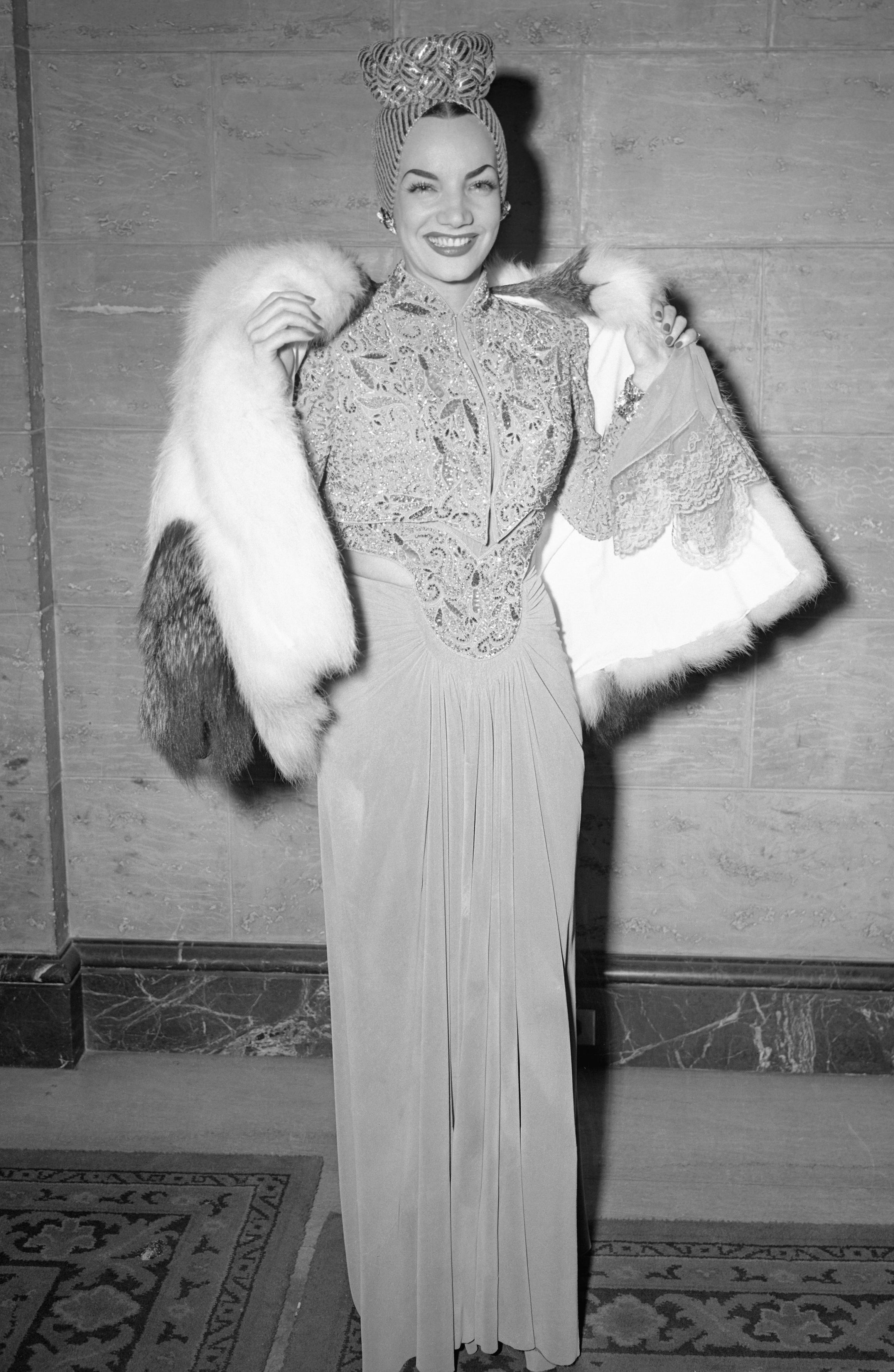 Carmen Miranda at the 13th annual Academy of Motion Picture Arts and Sciences