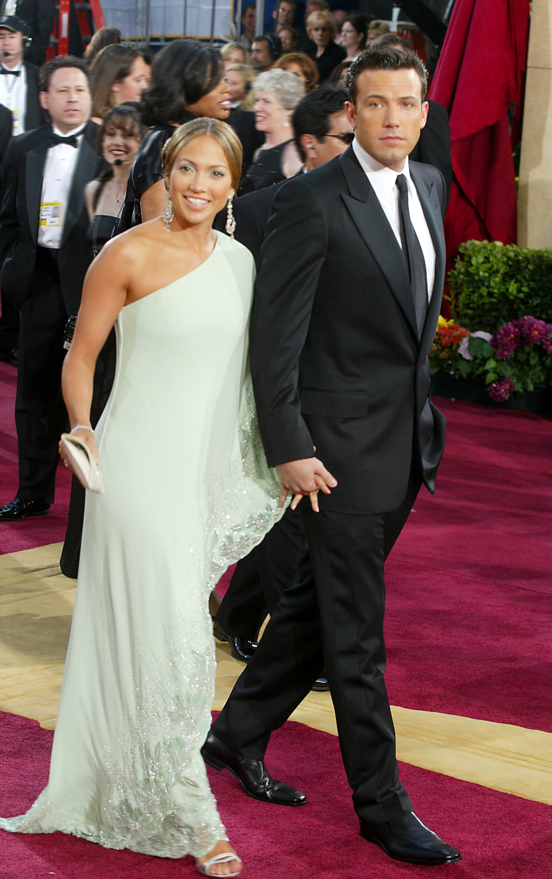 Lopez and Affleck on the red carpet
