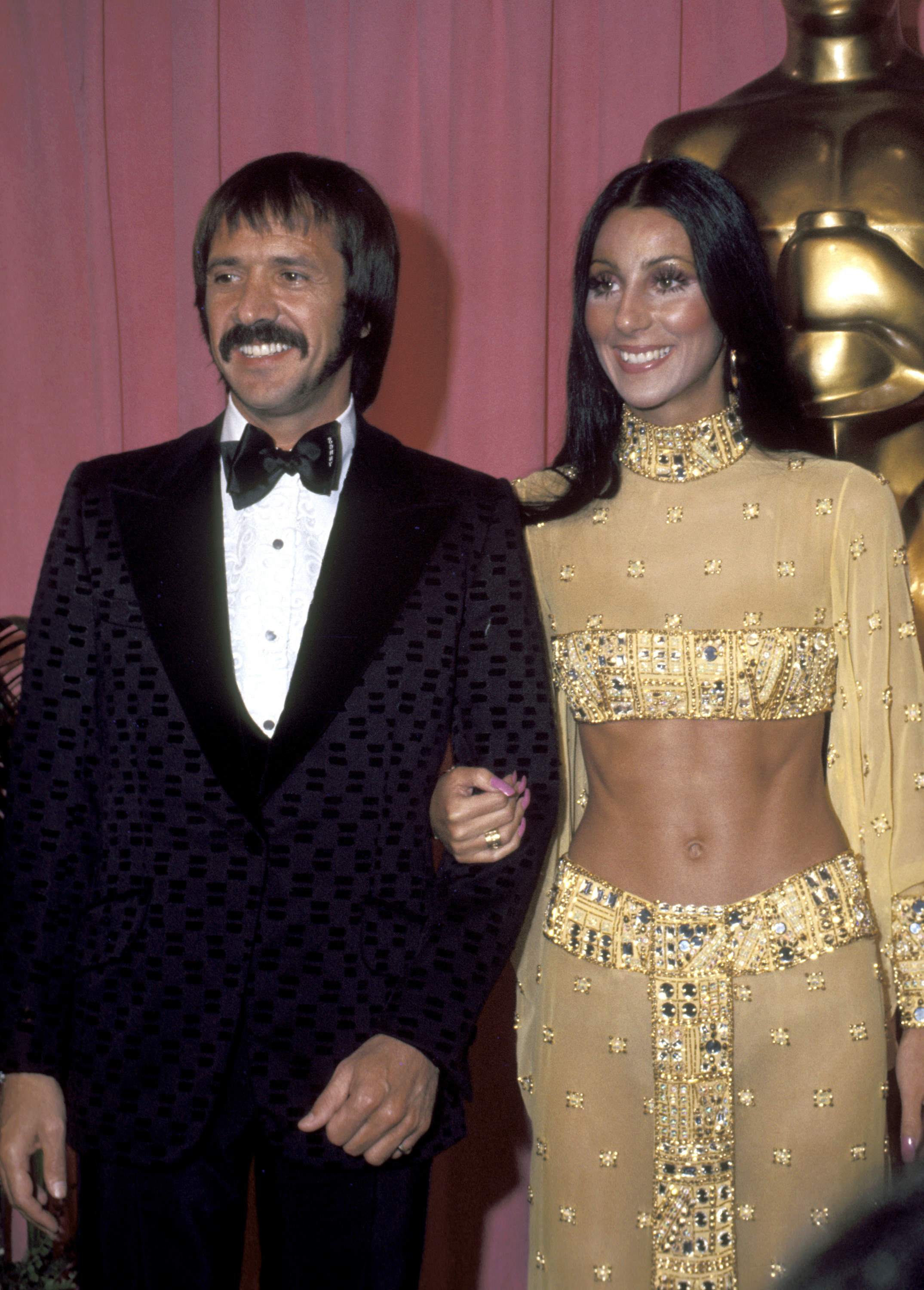 Sony Bono and Cher at the 1973 Oscars
