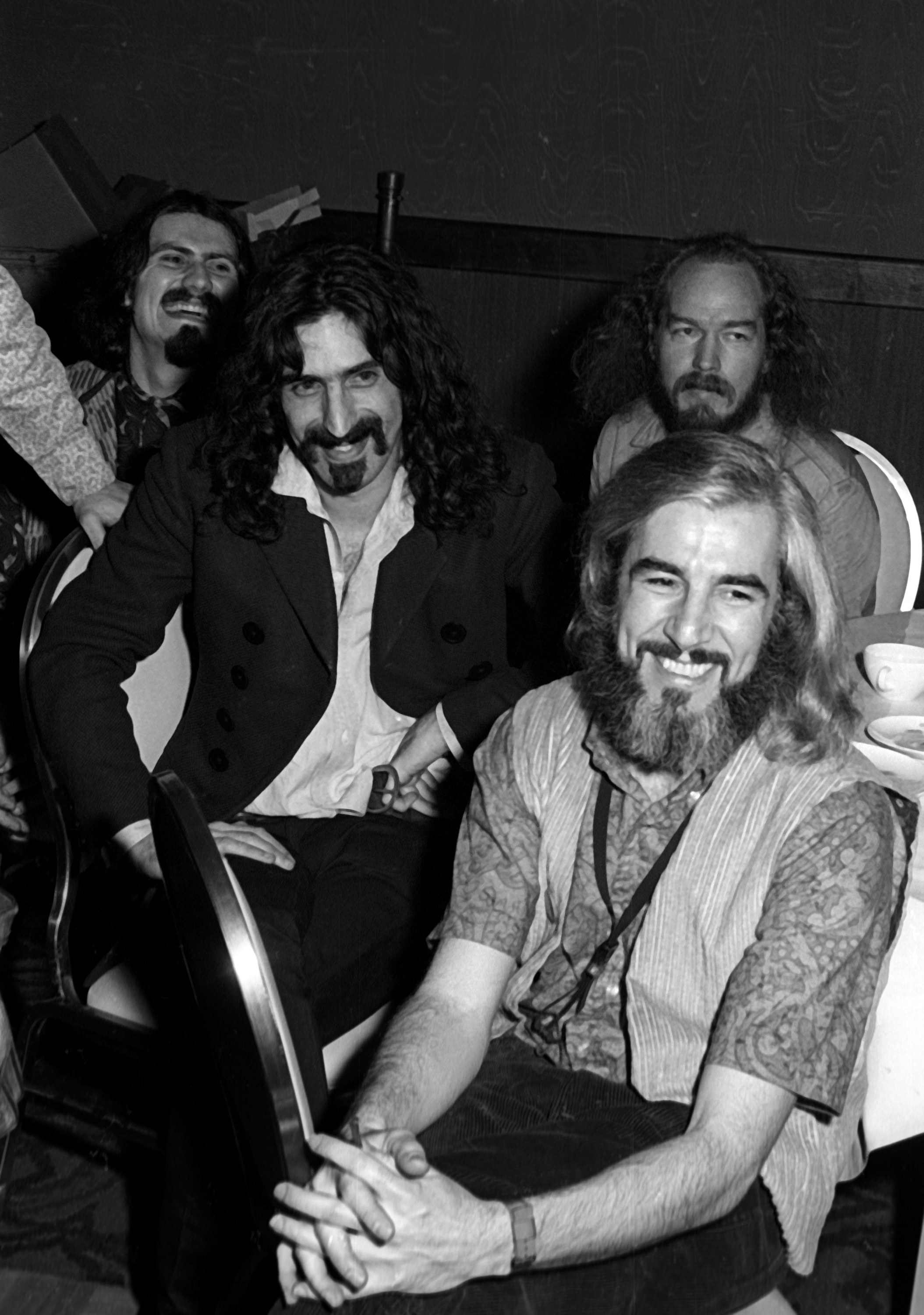 Frank Zappa and the Mothers of Invention attend 10th Annual Grammy Awards on February 29, 1968, at the New York Hilton Hotel