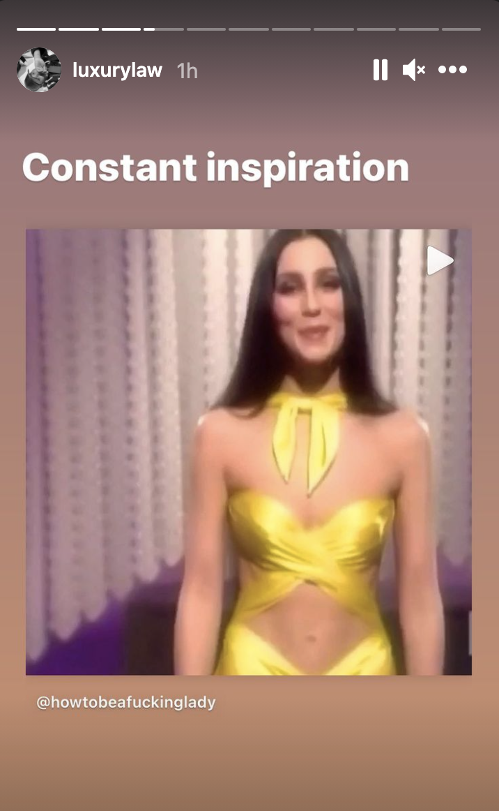Cher in a very similar dress in the &#x27;70s