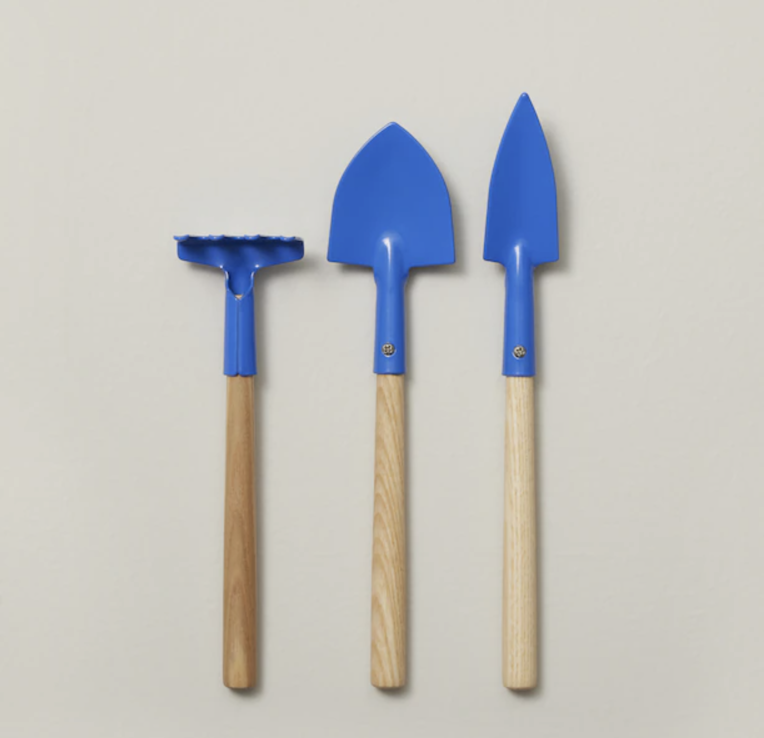 The three tools laid out in a row