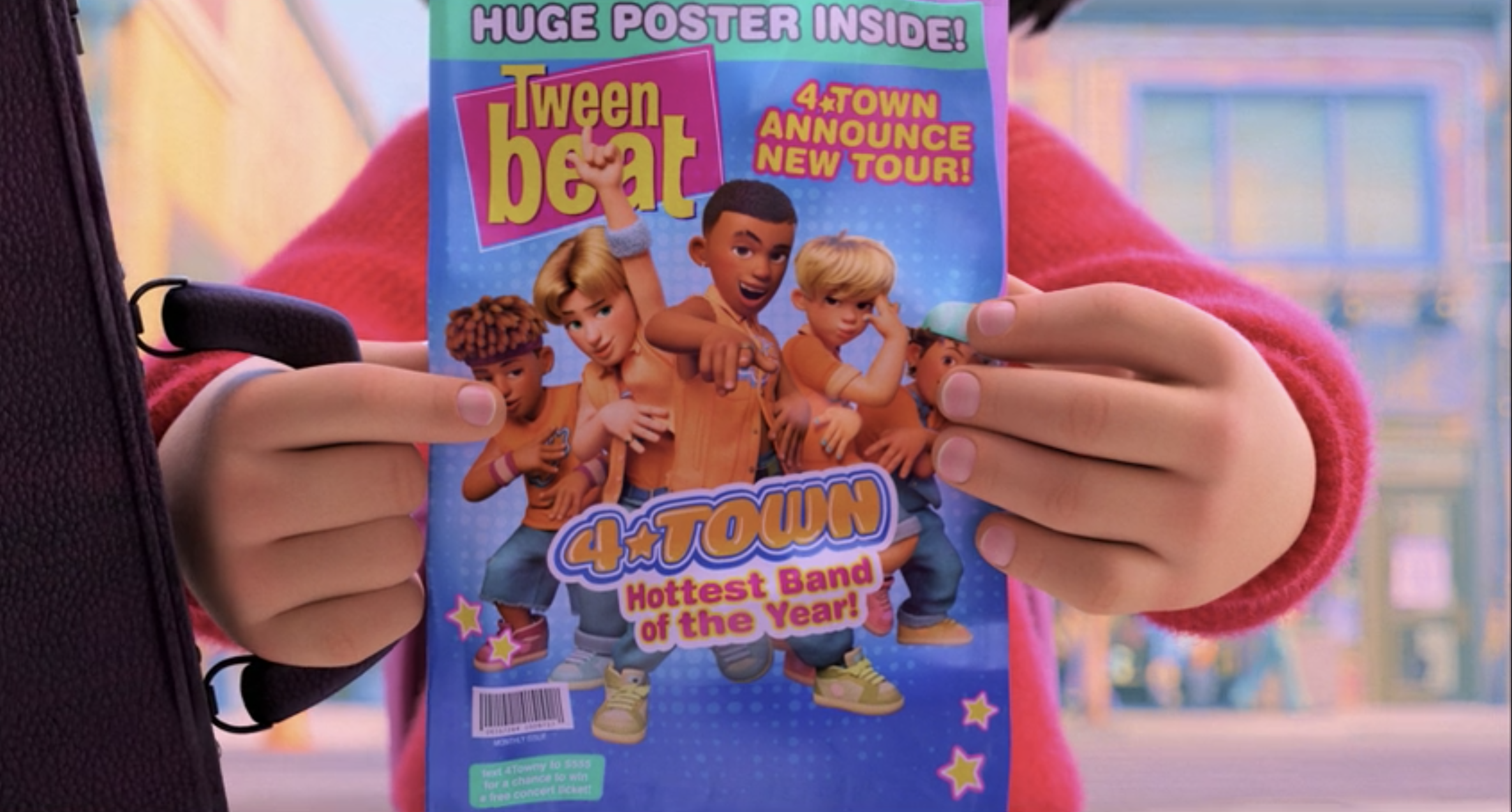 The cover of Tween Beat magazine with 4*Town