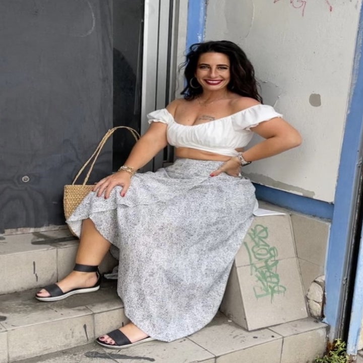 the crop top in white