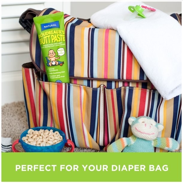 butt paste in diaper bag