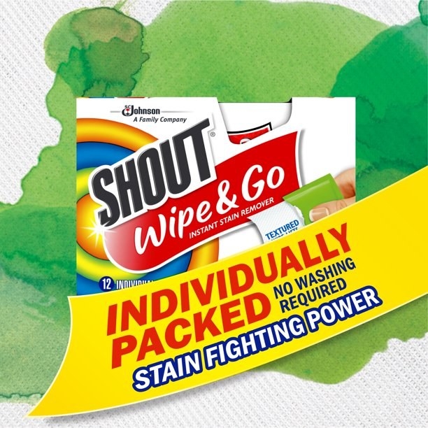 Shout wipes