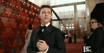 Tom Holland at the Oscar red carpet in 2018
