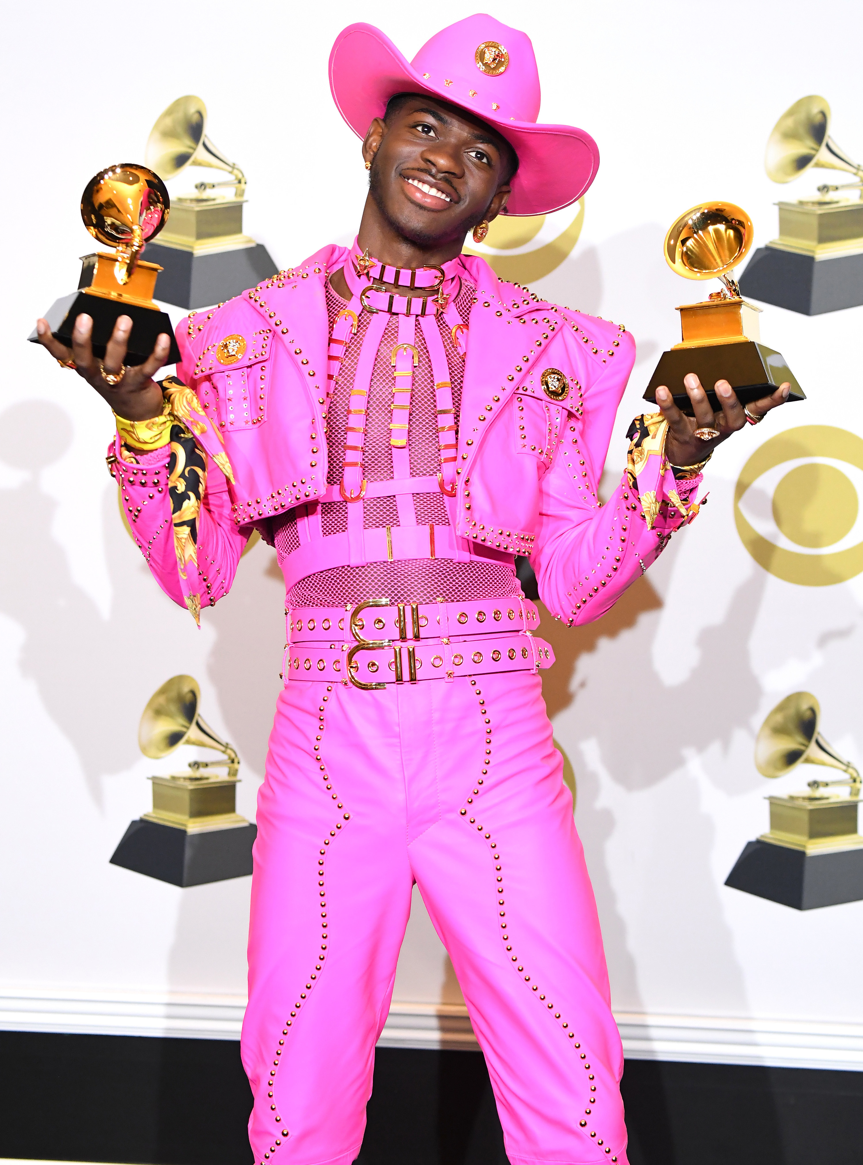 Lil Nas X poses at the 62nd Annual GRAMMY Awards at Staples Center on January 26, 2020