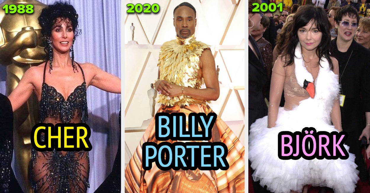 50 Celebrities Oscars Fashion Through The Years