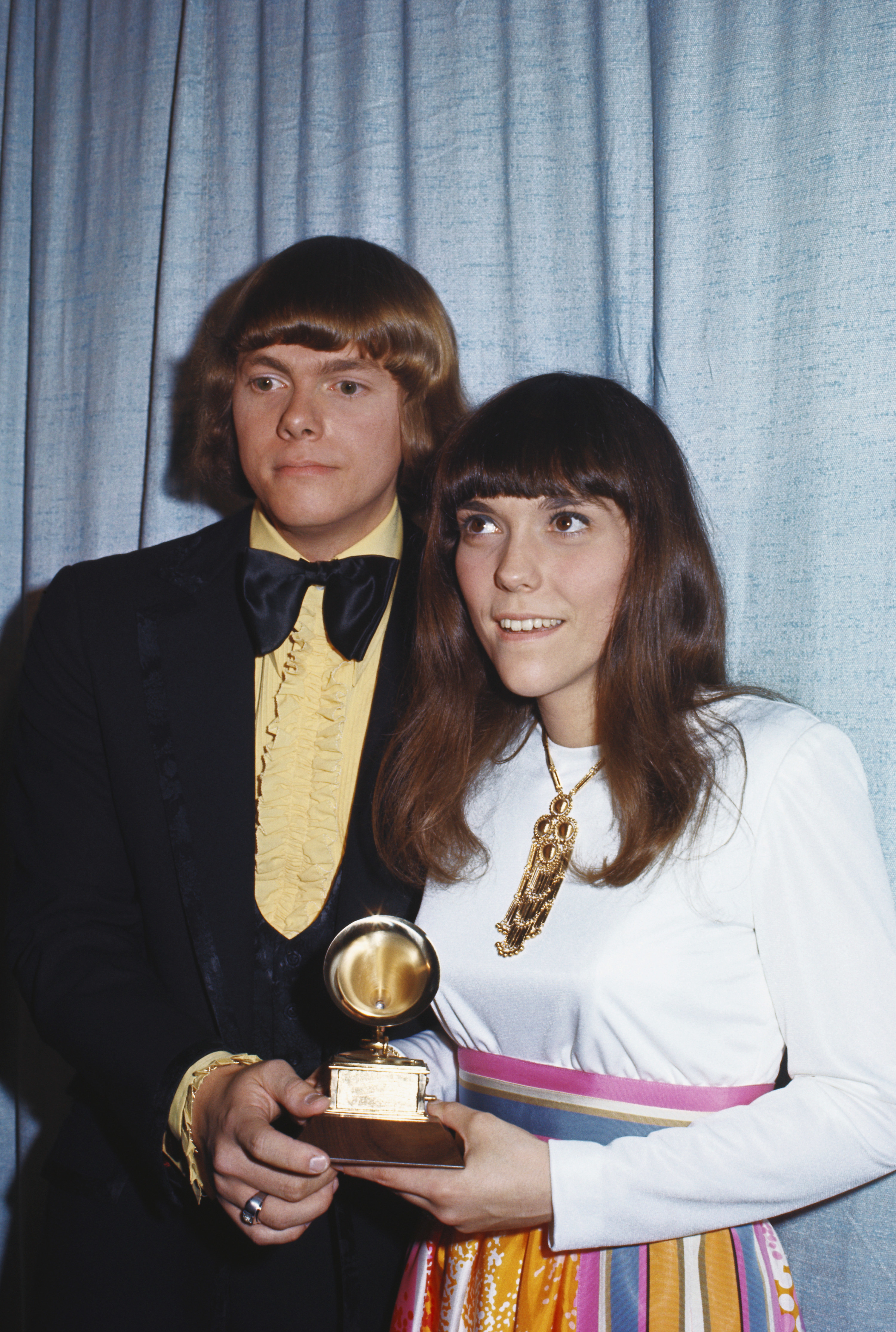 Richard and Karen Carpenter at the 1971 Grammys