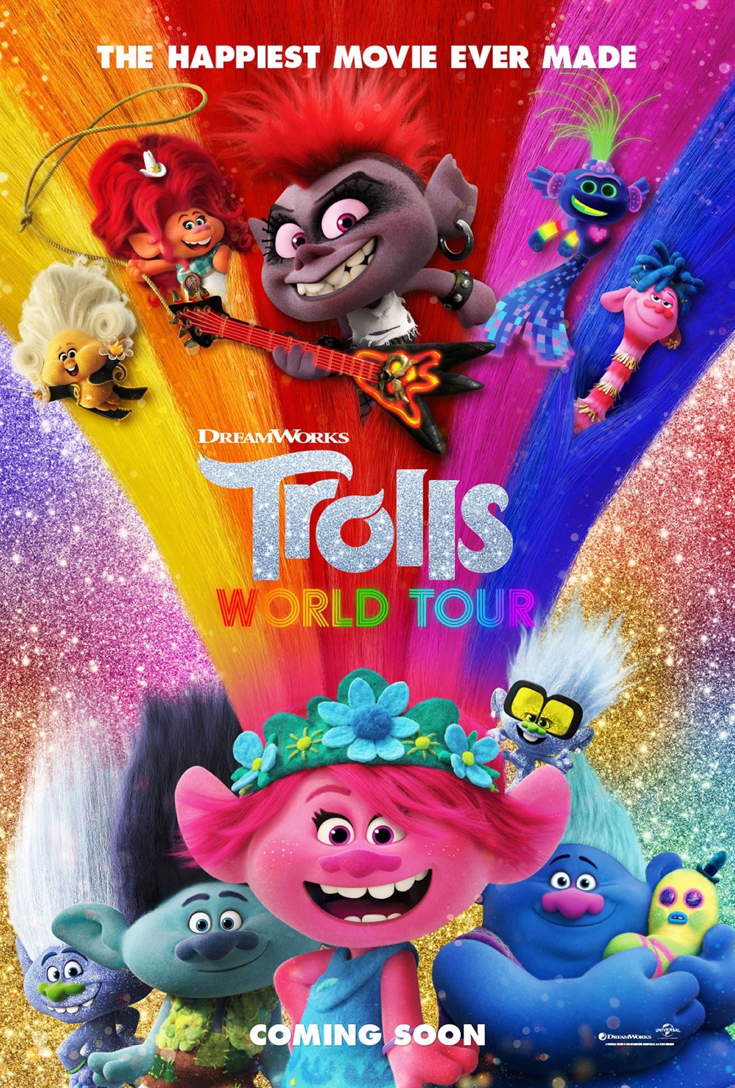 A poster for Trolls World Tour