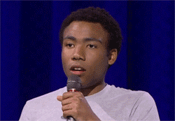 Donald Glover saying &quot;good&quot; on his comedy special