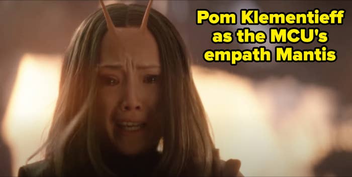 Pom Klementieff as the MCU&#x27;s empath Mantis