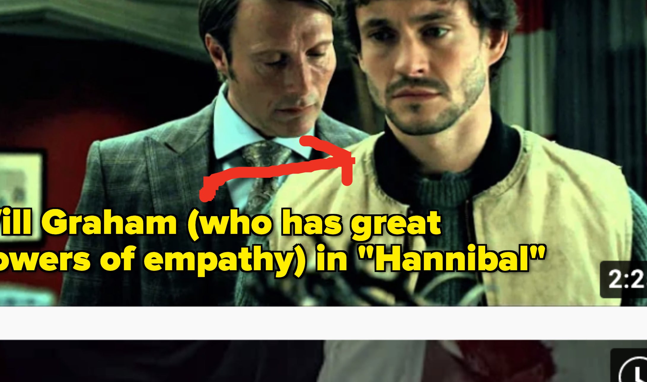 Will Graham who has powers of empathy in &quot;Hannibal&quot;