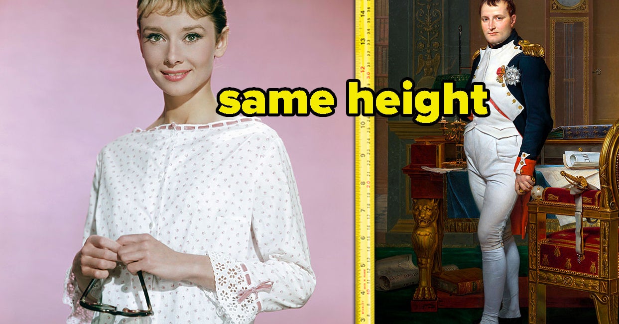 How Tall 75 Famous People Were
