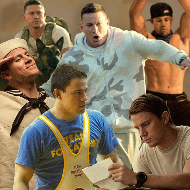 A collage of Channing Tatum in various roles