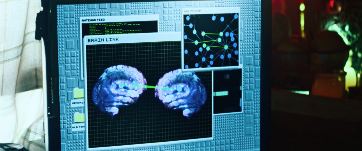 A computer screen showing a brain link