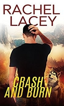 This is a cover for Rachel Lacey&#x27;s book: Crash And Burn