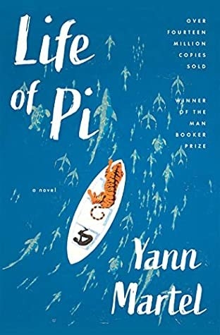 This is a cover for Yann Martel&#x27;s book: Life of Pi. 