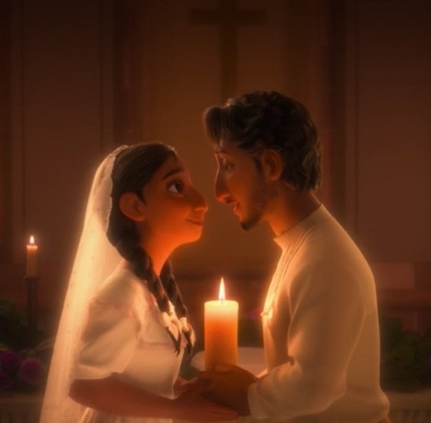 Abuela and Pedro get married in &quot;Encanto&quot;